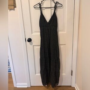 Abercrombie polka dot maxi dress